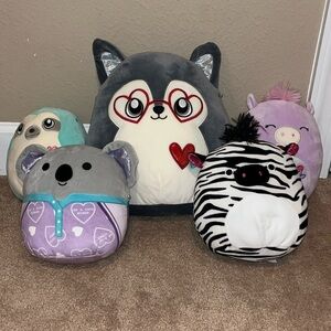 Squishmallows Valentines Bundle of 5